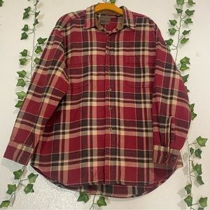 St Johns Bay Heavy vintages Warm Flannel unisex corduroy size XL 100% COTTON